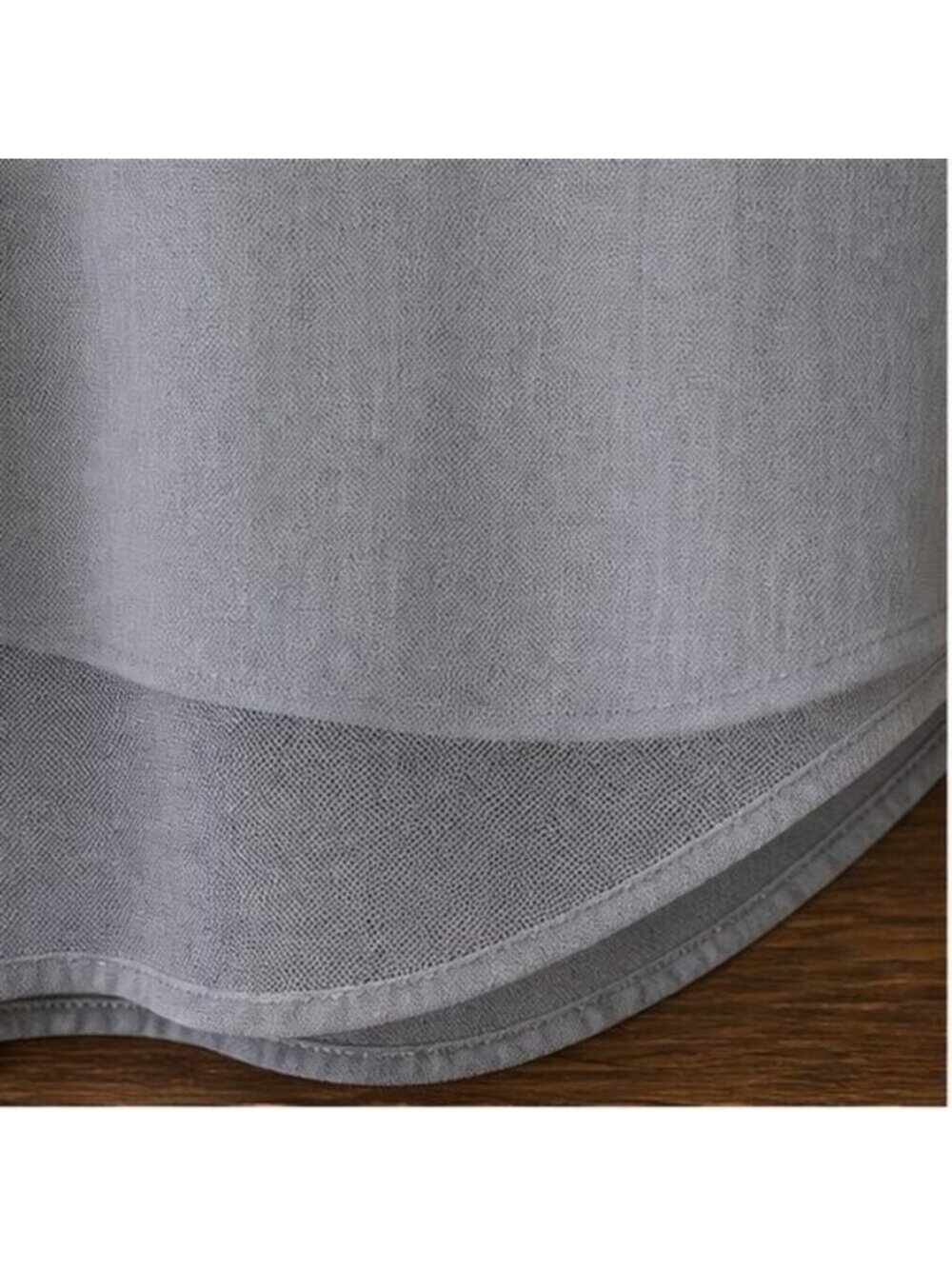Gray Ruffle Blouse - Picture 6 of 6